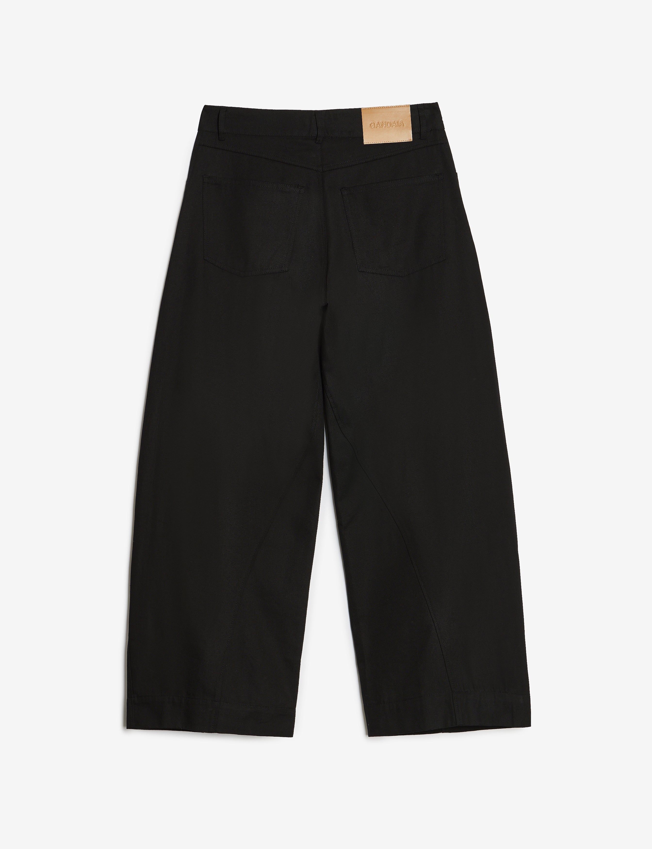 BLACK BARREL TROUSERS - Image 3