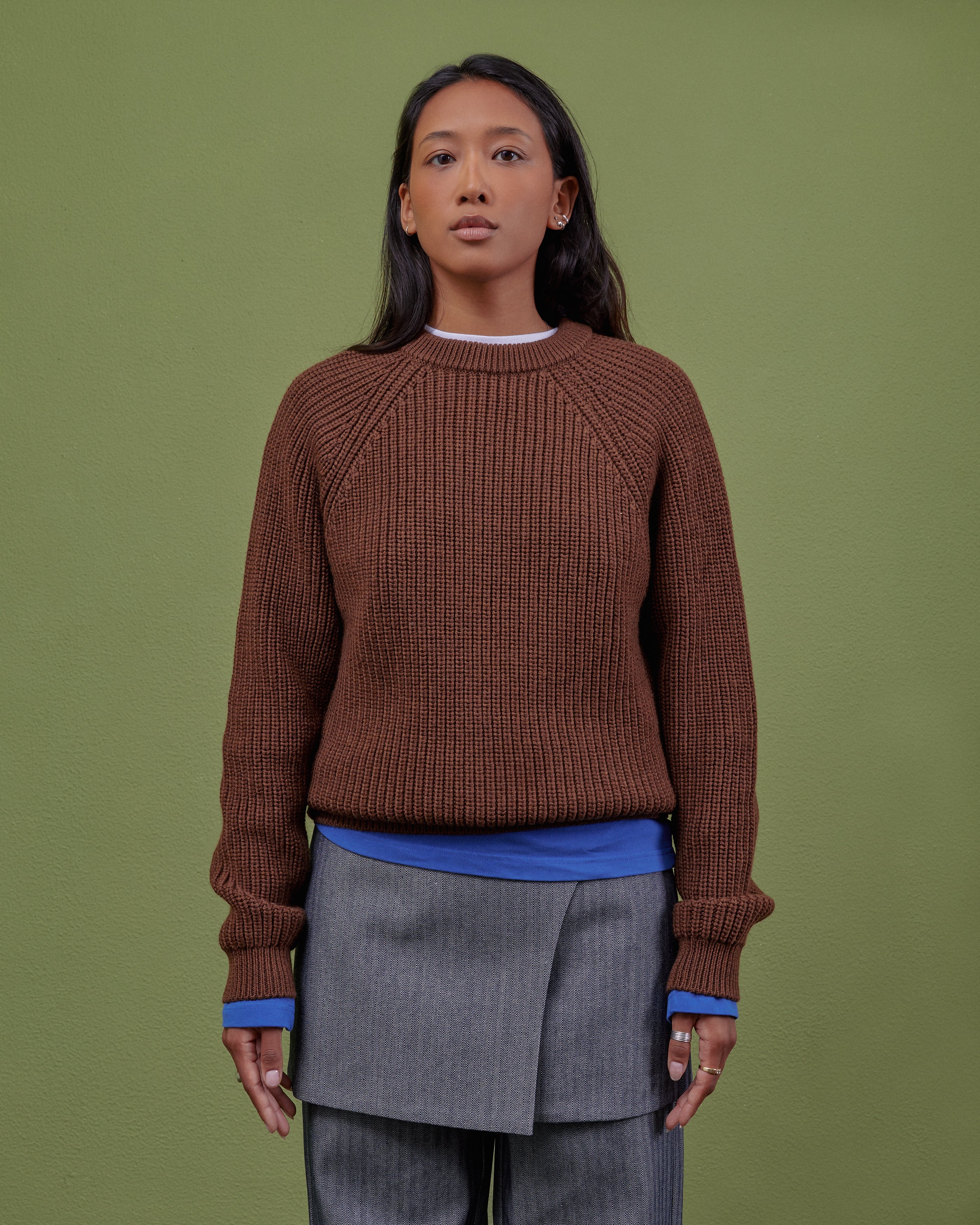 BROWN WOOL SWEATER - Image 3