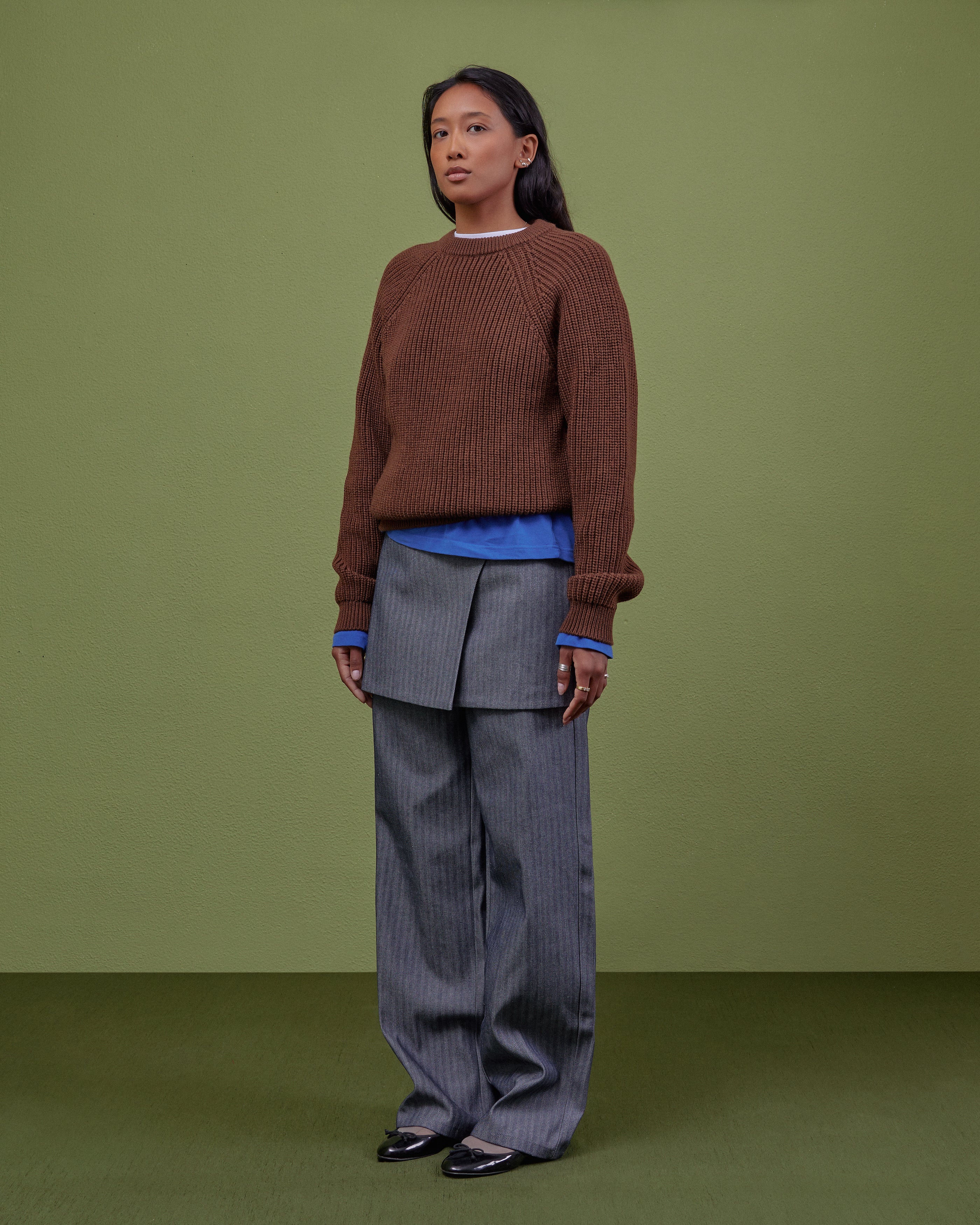 BROWN WOOL SWEATER - Image 4
