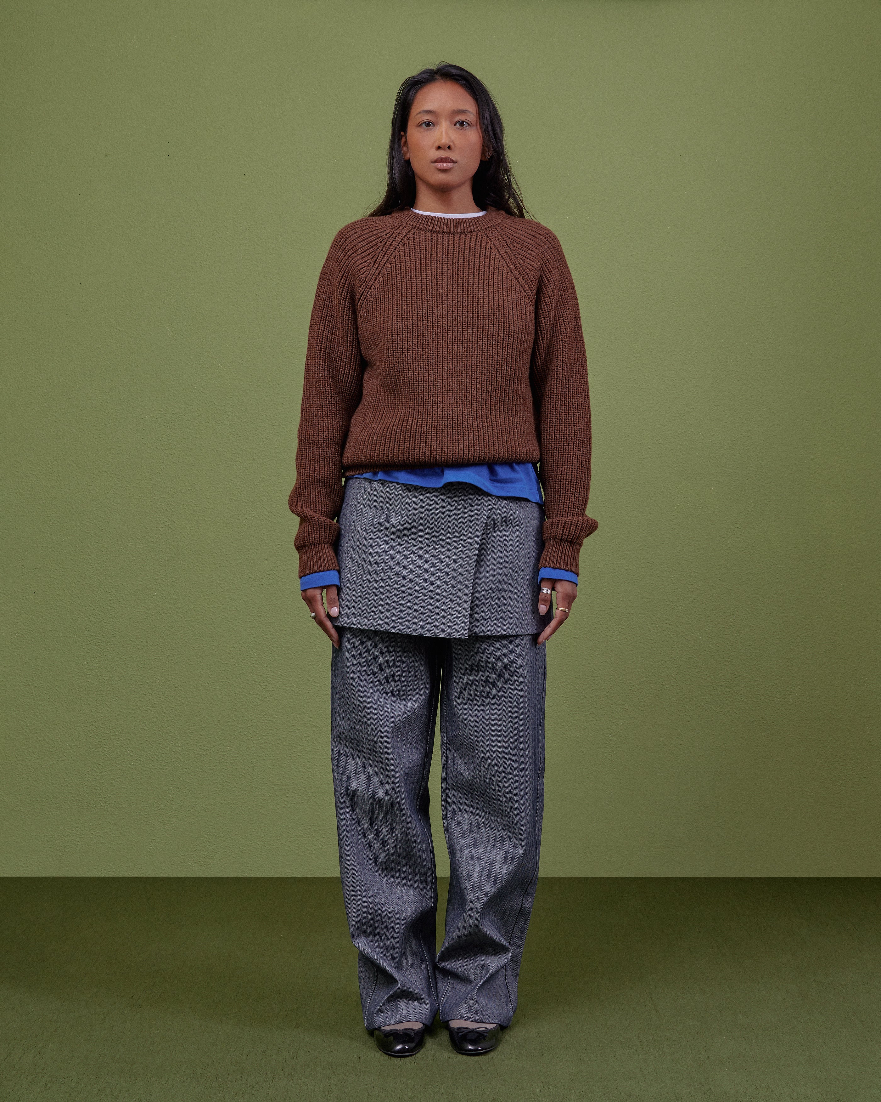 BROWN WOOL SWEATER - Image 5