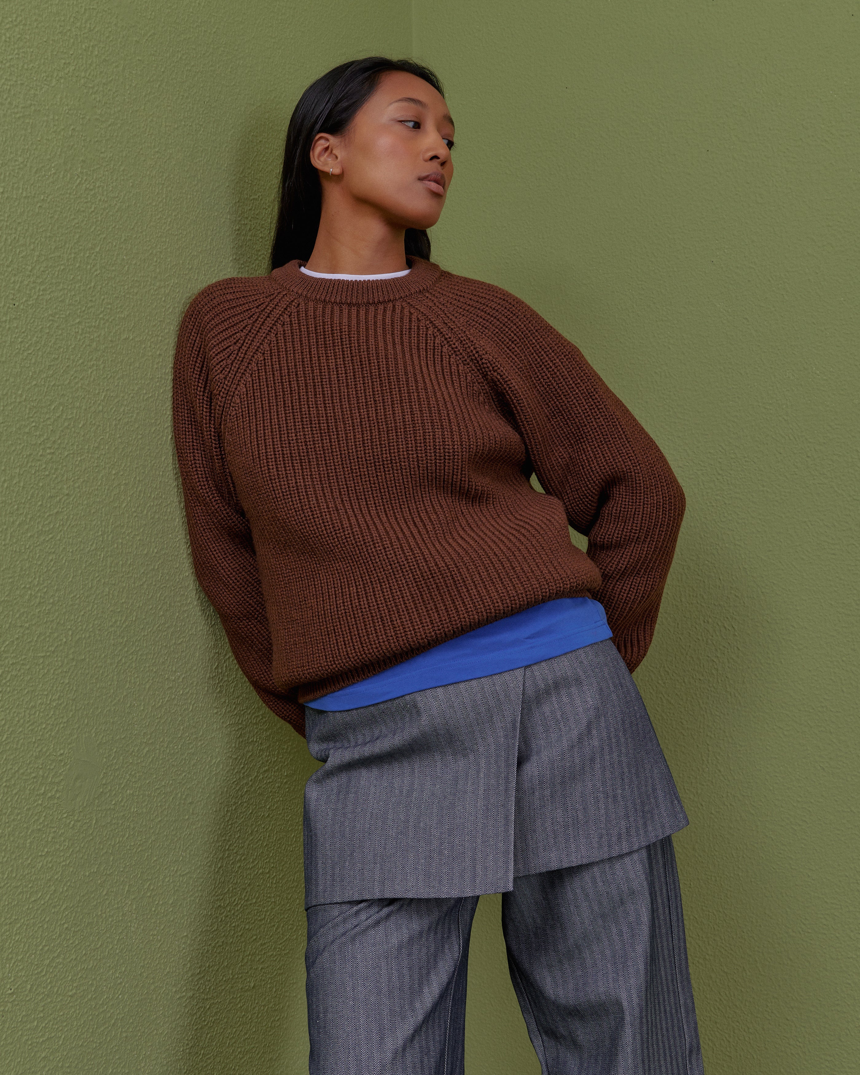 BROWN WOOL SWEATER - Image 8