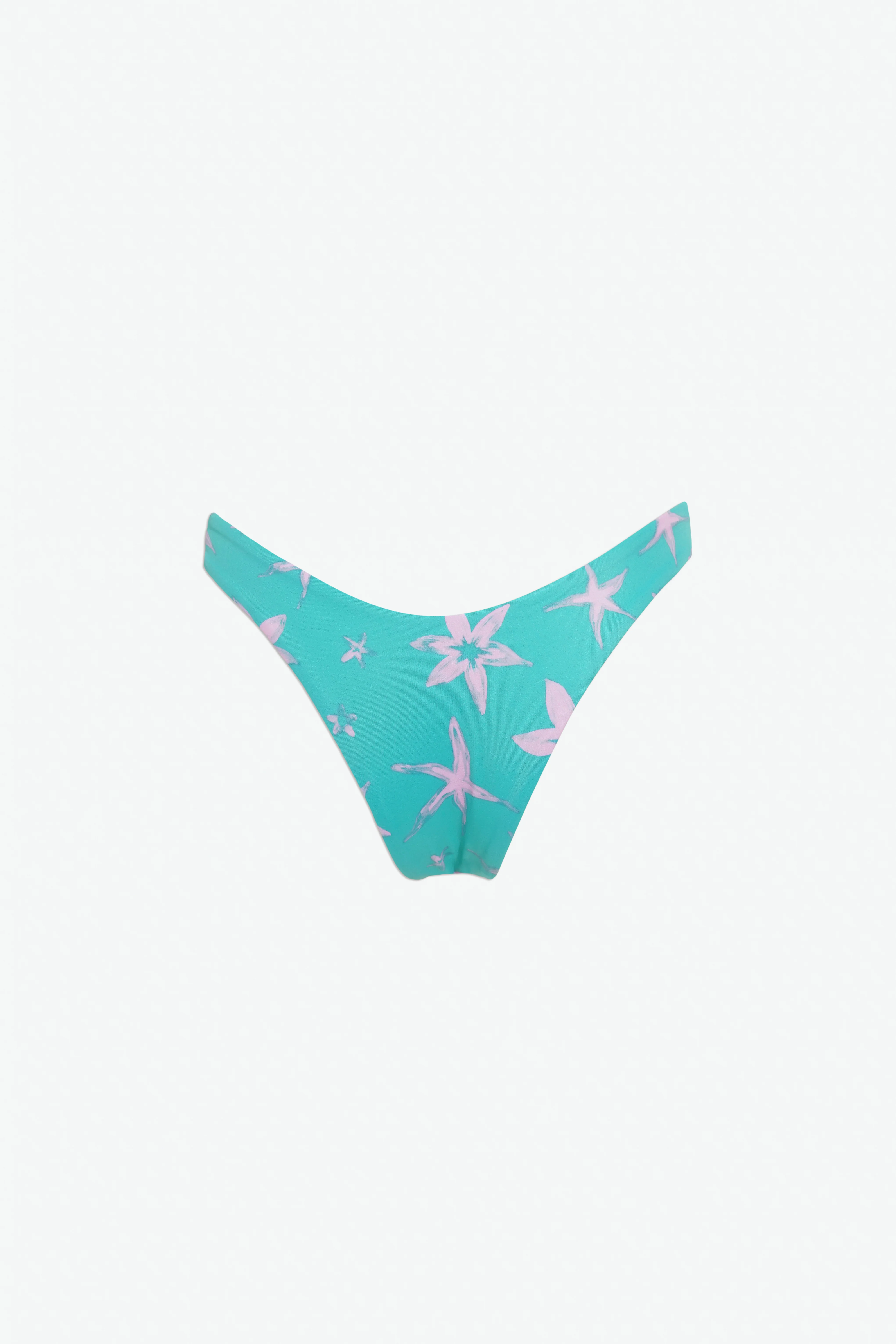 FLORAL BIKINI BOTTOM AQUA - Image 6