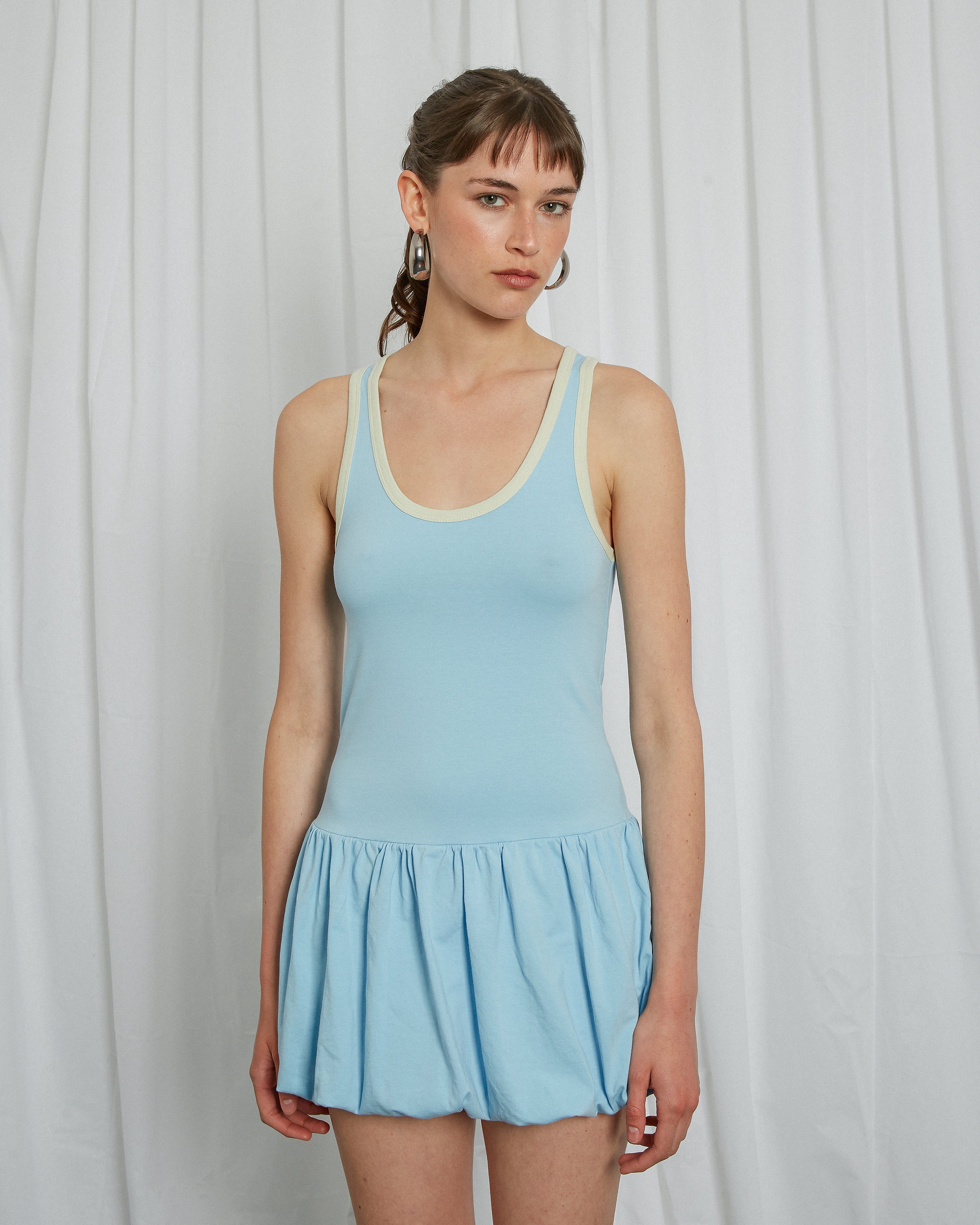 LIGHT BLUE TANK DRESS - Image 4