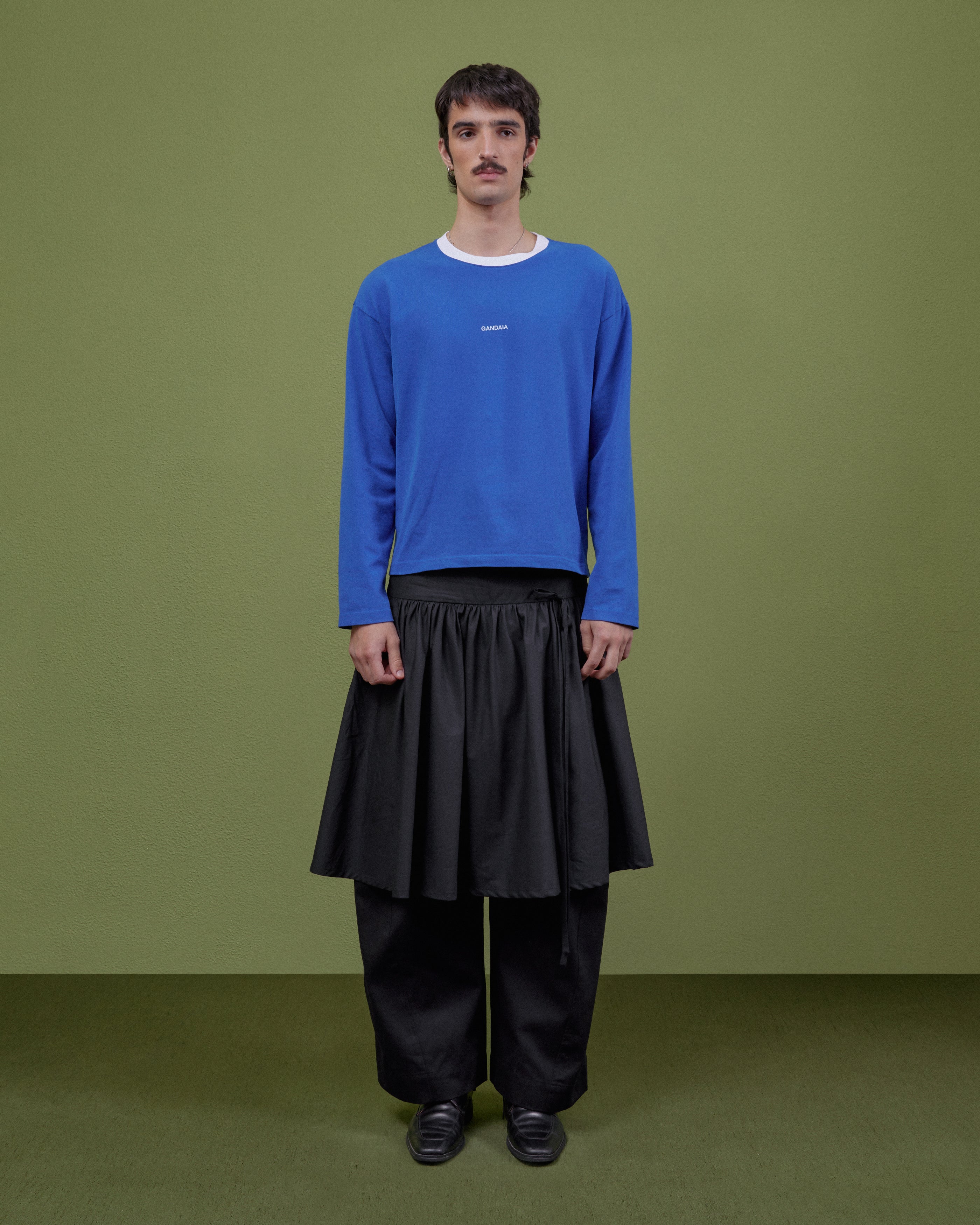 LONGSLEEVE T-SHIRT BLUE - Image 3