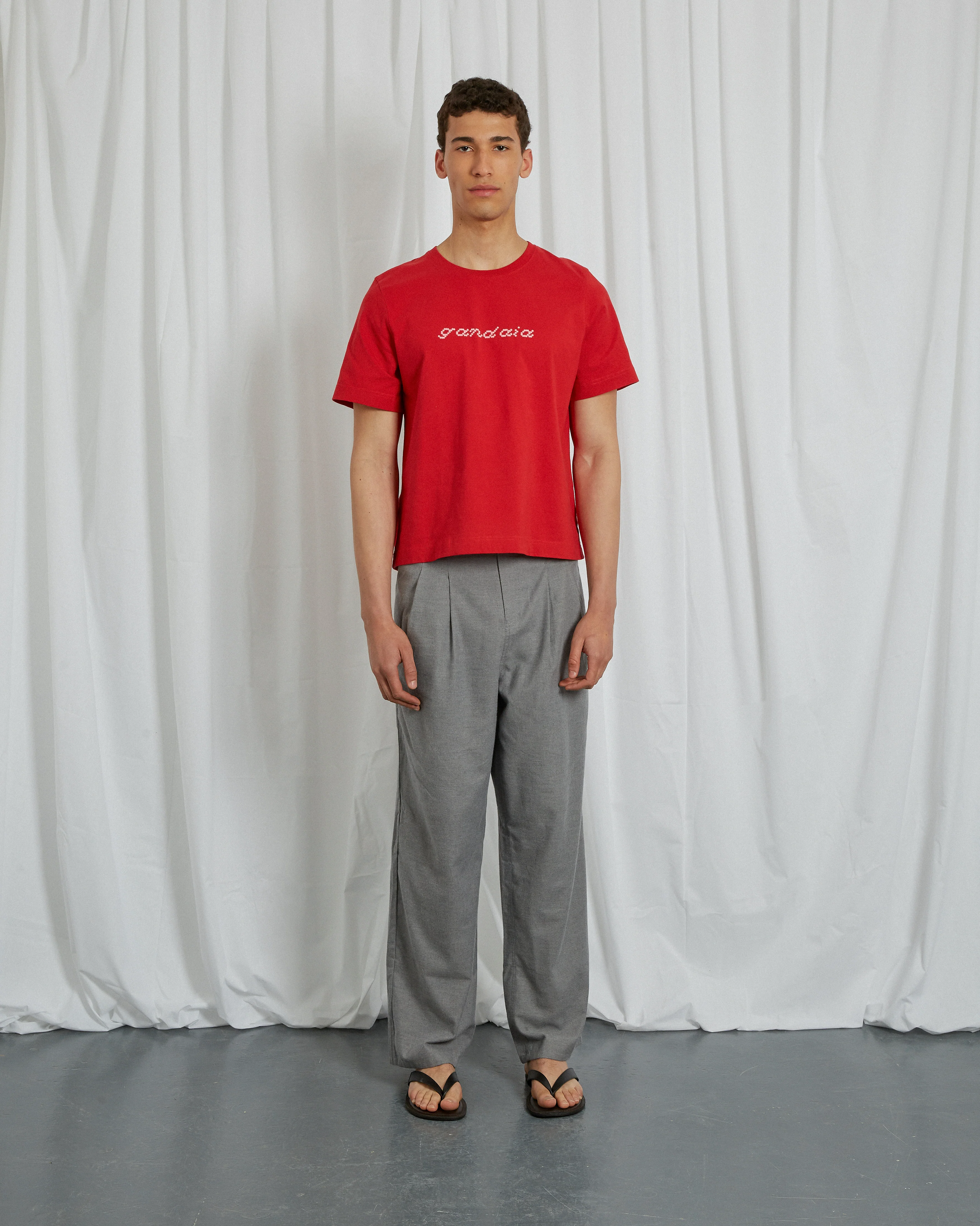 RED BOXY T-SHIRT - Image 3