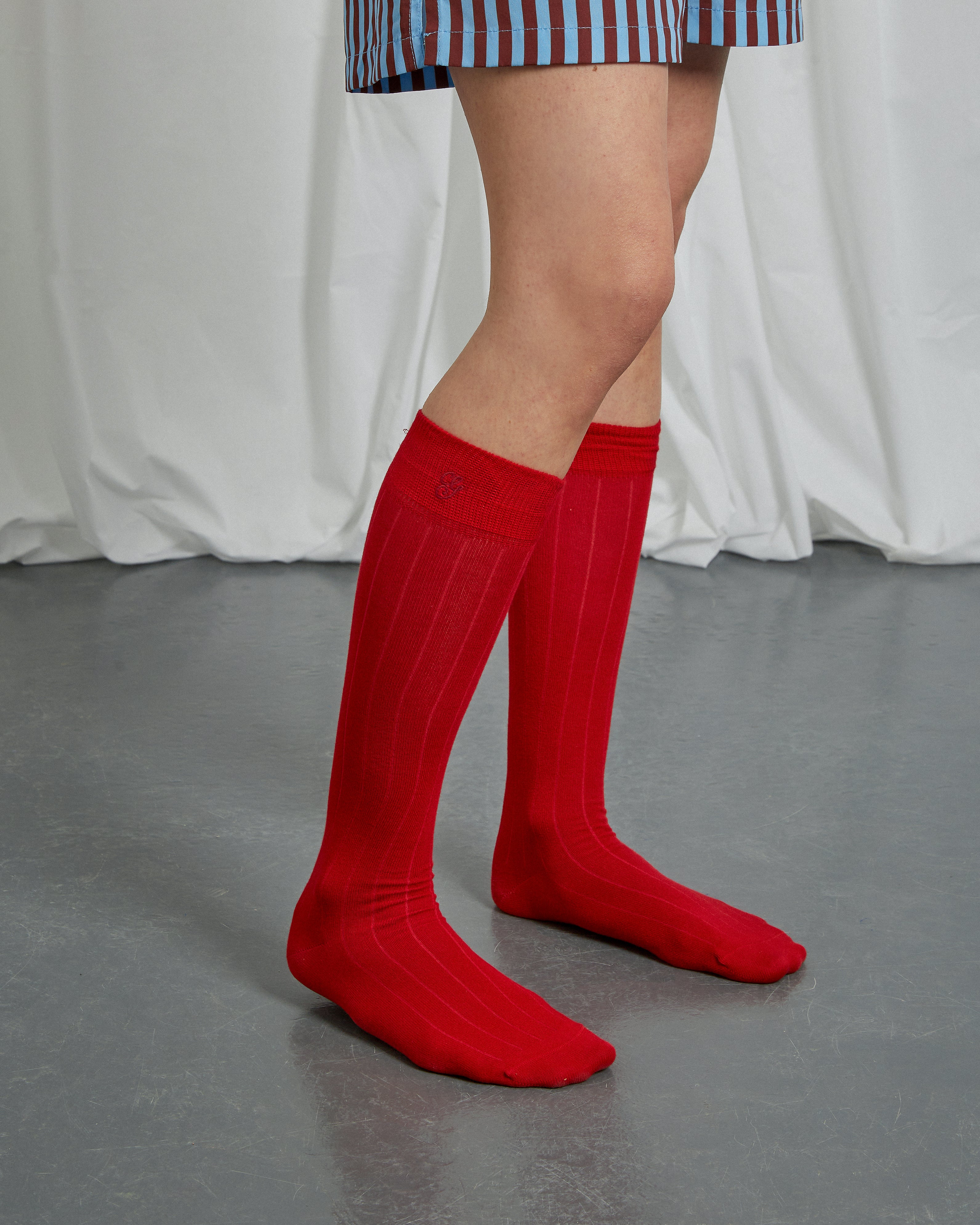 RED HIGH SOCKS - Image 3