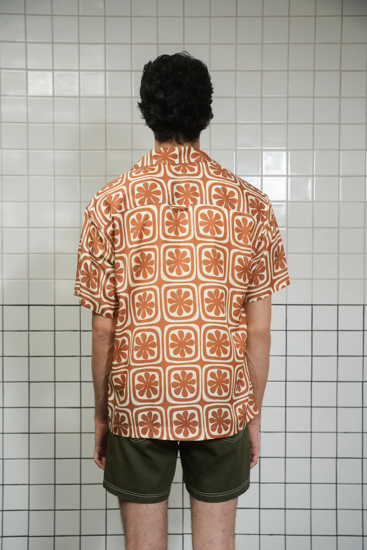 TILES SHIRT BROWN - Image 4